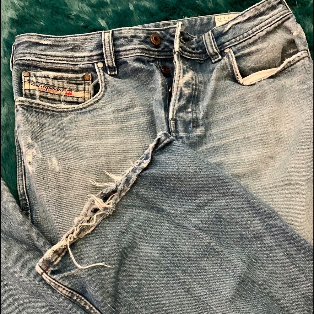 Diesel Low Rise Zathan Jeans